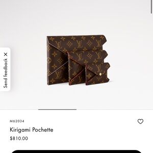 Louis Vuitton Monogram Brown Kirigami Pochette Trio